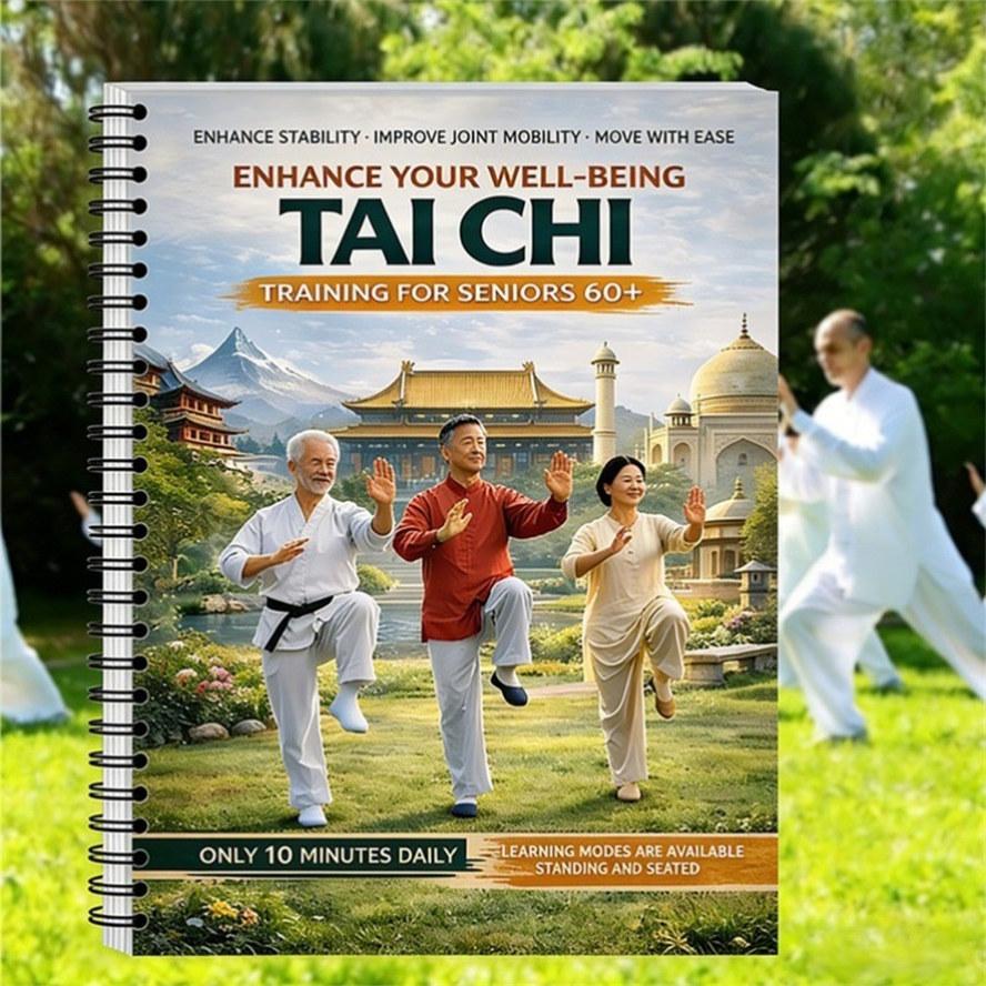 Tai Chi Chůze pro seniory: 28denní jemný plán Tai Chi pro rovnováhu, stabilitu, zdraví a cvičení