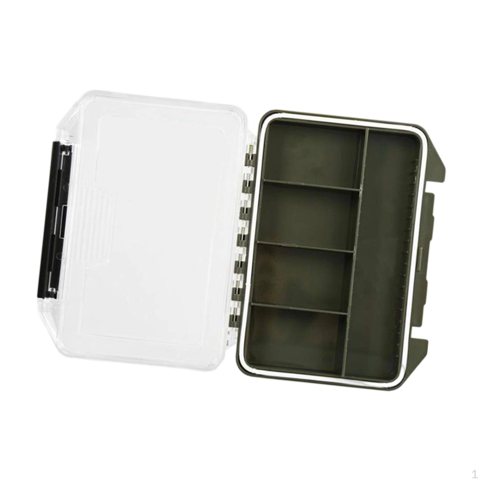 

Ящик для хранения, жесткий чехол для приманок и аксессуаров, органайзер для активного отдыха зелёный