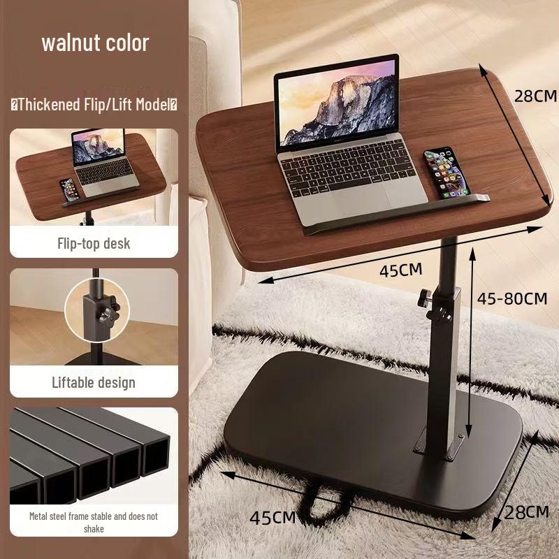 Adjustable Height Coffee Table with Storage for Living Room, Sofa Side, Bedroom, or Balcony.
