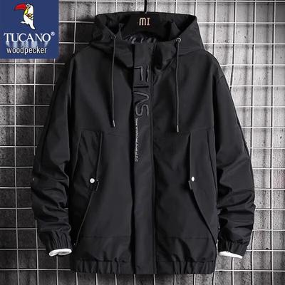 Men's Hooded Outdoor Windbreaker Jacket