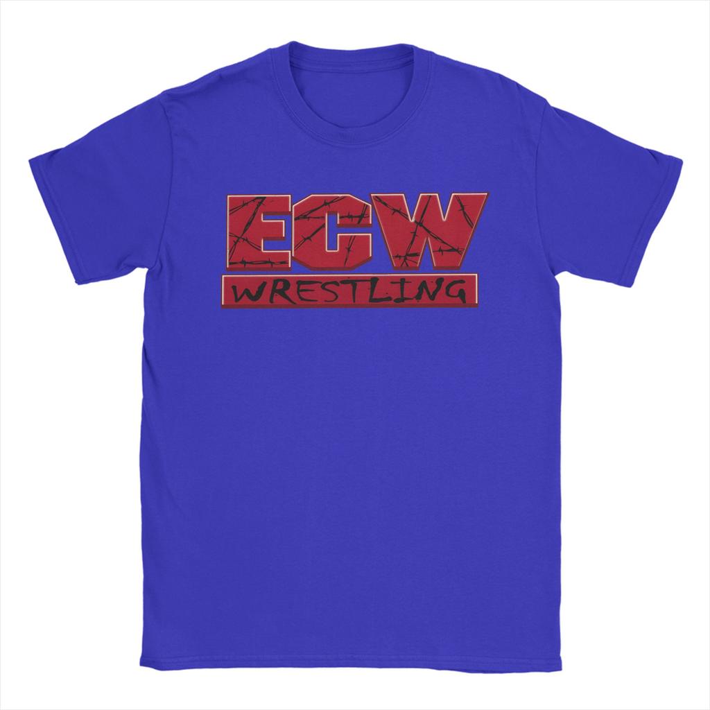 ECW Hardcore Wrestling Bawełniany T-shirt Dla Unisex Lato Street Style Koszulki Harajuku Tee Koszulki z Nadrukiem Duże Rozmiary