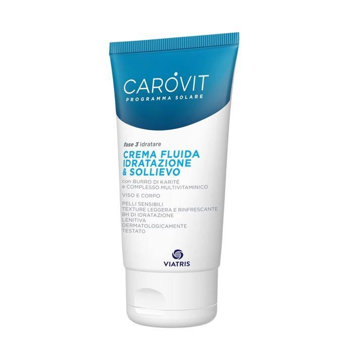 Crème après-soleil - CAROVIT - Prolongateur de bronzage - Hydratation 8h - Peaux sensibles - 150g
