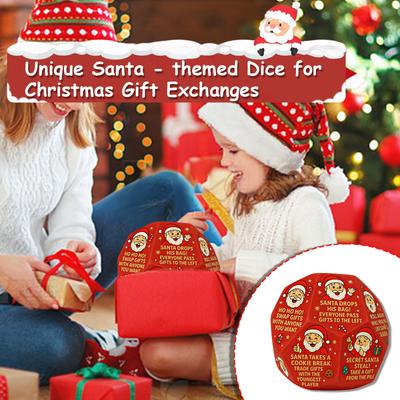 Hilarious Exchange Party Game Dice, Exchange Gifts Family Game, Christmas Stocking Stuffers Gift Exchange Dice Games For Men Women Adults