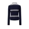 Navigare Women's Lapel Pullover Knit Wool Blend Sweater