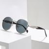 5pcs Vintage Korean Round Frame Sunglasses Women Multicolored Trendy Fashion Male Female Eyewear UV400