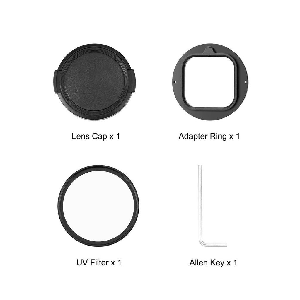 PULUZ Fat Cow Camera Lens Filter Kit for Insta360 Ace Pro2 (UV Filter + Lens Cap)