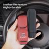 Double Clip Sunglasses Holder Magnetic Leather Glasses Storage For Volvo V60 S90 XC40 V40 XC90 S60 C30 V50 V70 S80 T6 V90 R XC60