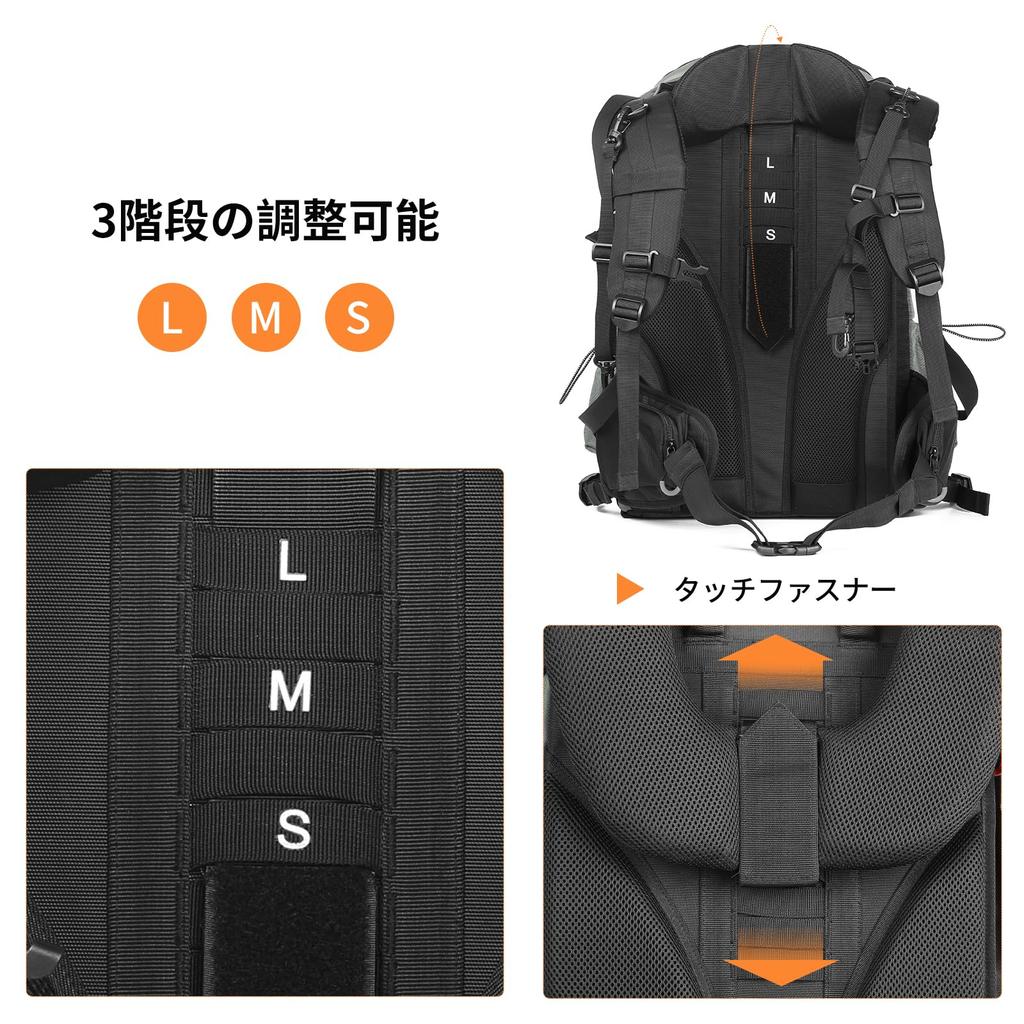 Concept Kameratasche, Kamerarucksack, EVA-Material, wasserdicht und stoßfest, 32 l, großes Fassungsvermögen, stilvoller Rucksack mit Regenschutz, Aufbewahrung für Zoll-PC