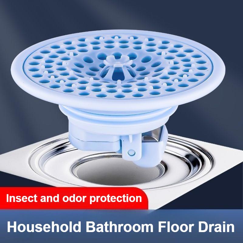 Universal Bathroom Floor Drain Cover Household Bathroom Drain Hair Catcher Sewer Anti-odor Anti-insect Floor Drain Accessories