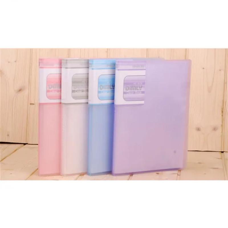 1 Pc 20/40 Pages Transparent A5 Folder Document Folder For Office And School