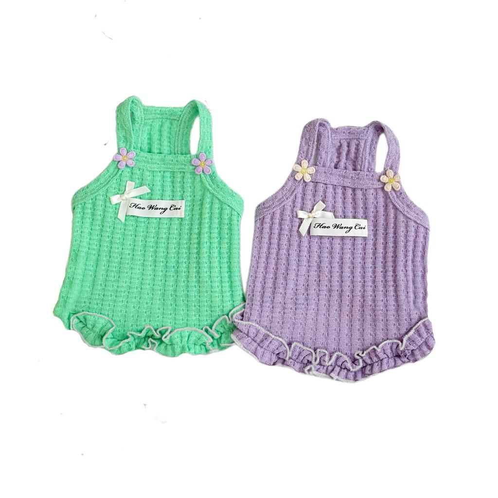 Summer Thin and Breathable Teddy Bichon Frise Dog and Cat Pet Clothing