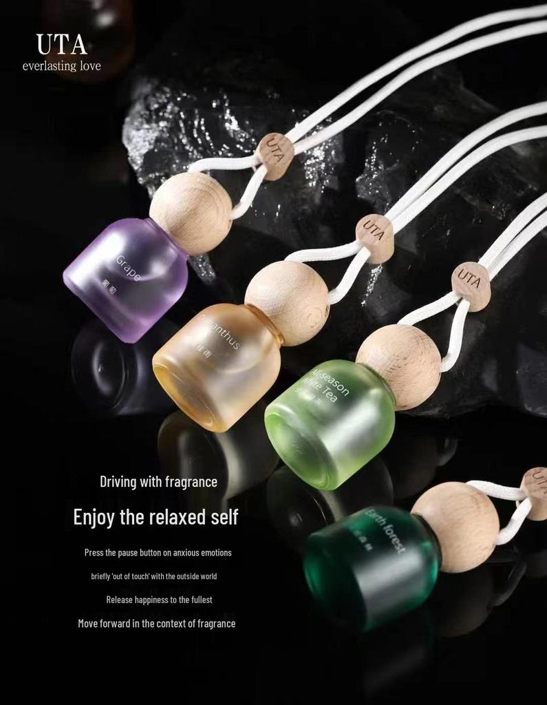 UTA·UT Aromatherapy Car Hanging Ornament: Fresh, Elegant, Long-Lasting Niche Fragrance.