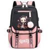 Sun Man Ghost Destroy Peripheral Backpack Large Capacity Teen Student School Bag USB Interface Computer Bag Travel Bag