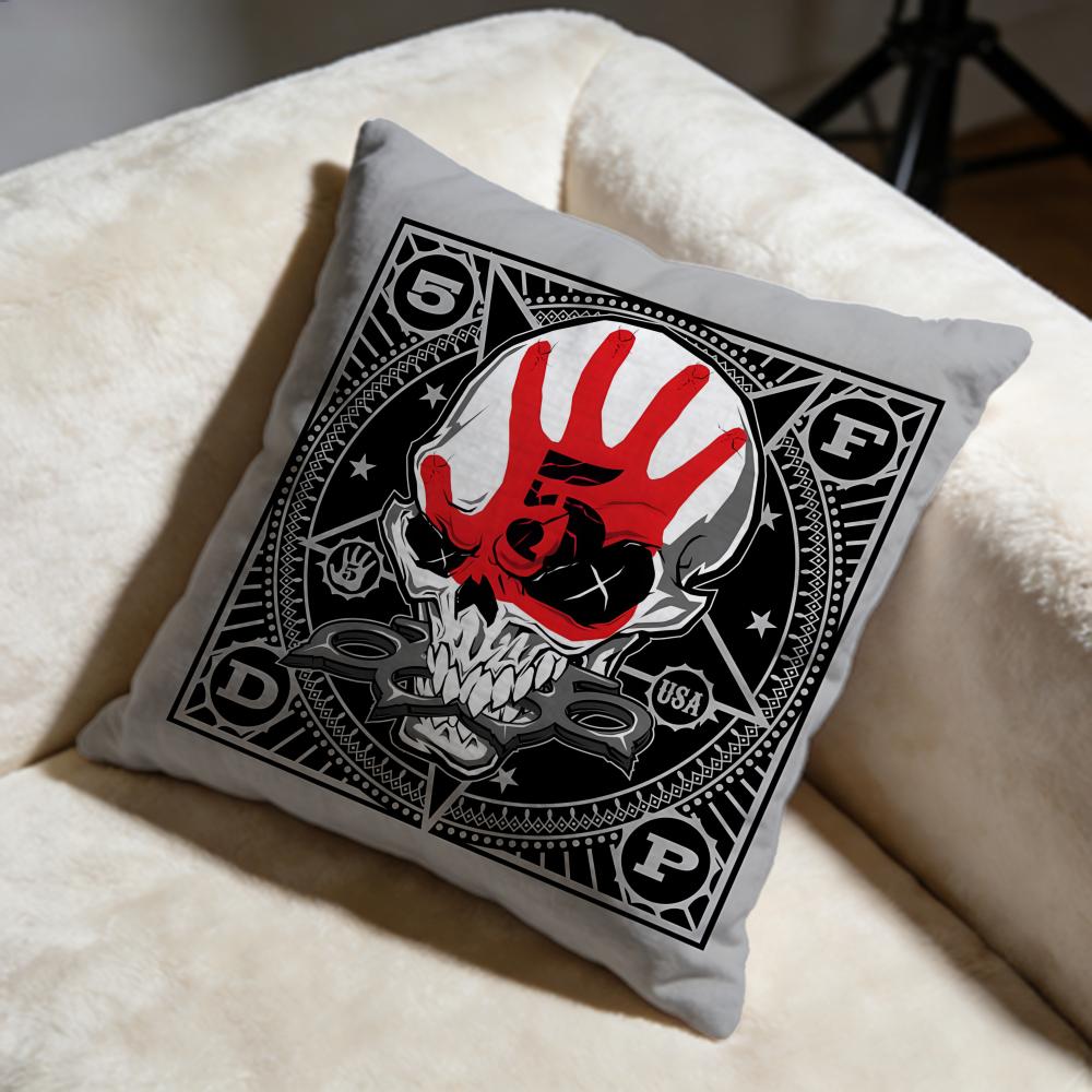 Fashion FFive Finger Death Punchiou Cushion Cover Soft Decorative Pillow Case Suitable for Bedroom Sofa Car Travel Use