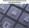 30 Paar Mehrzweckhaken, doppelseitig klebende Wandhaken, wasserdicht, für Kleidung, Hüte, Handtücher, Küchen- und Badtürhaken