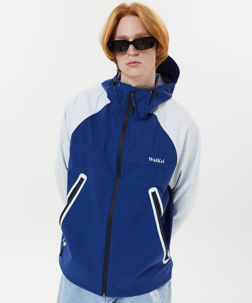 Waikei 3-Layer Windbreaker Jacket Navy