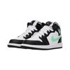 Air Jordan 1 Mid PS Green Glow Dětské tenisky Černá Bílá DQ8424-103