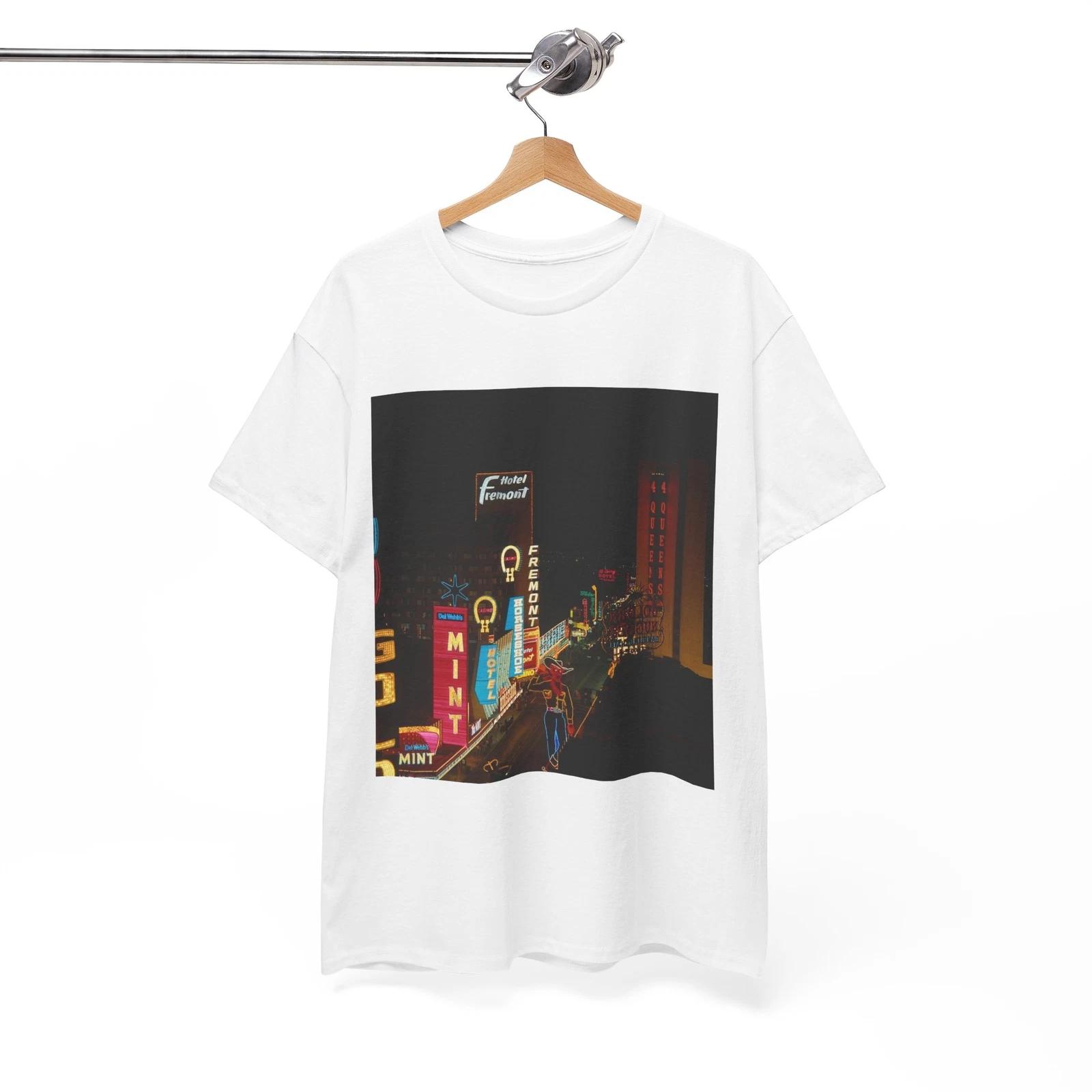 

Old Las Vegas Tshirt Vintage Strip Retro Photo Nostalgia Hotel Fremont Casinos 2XL