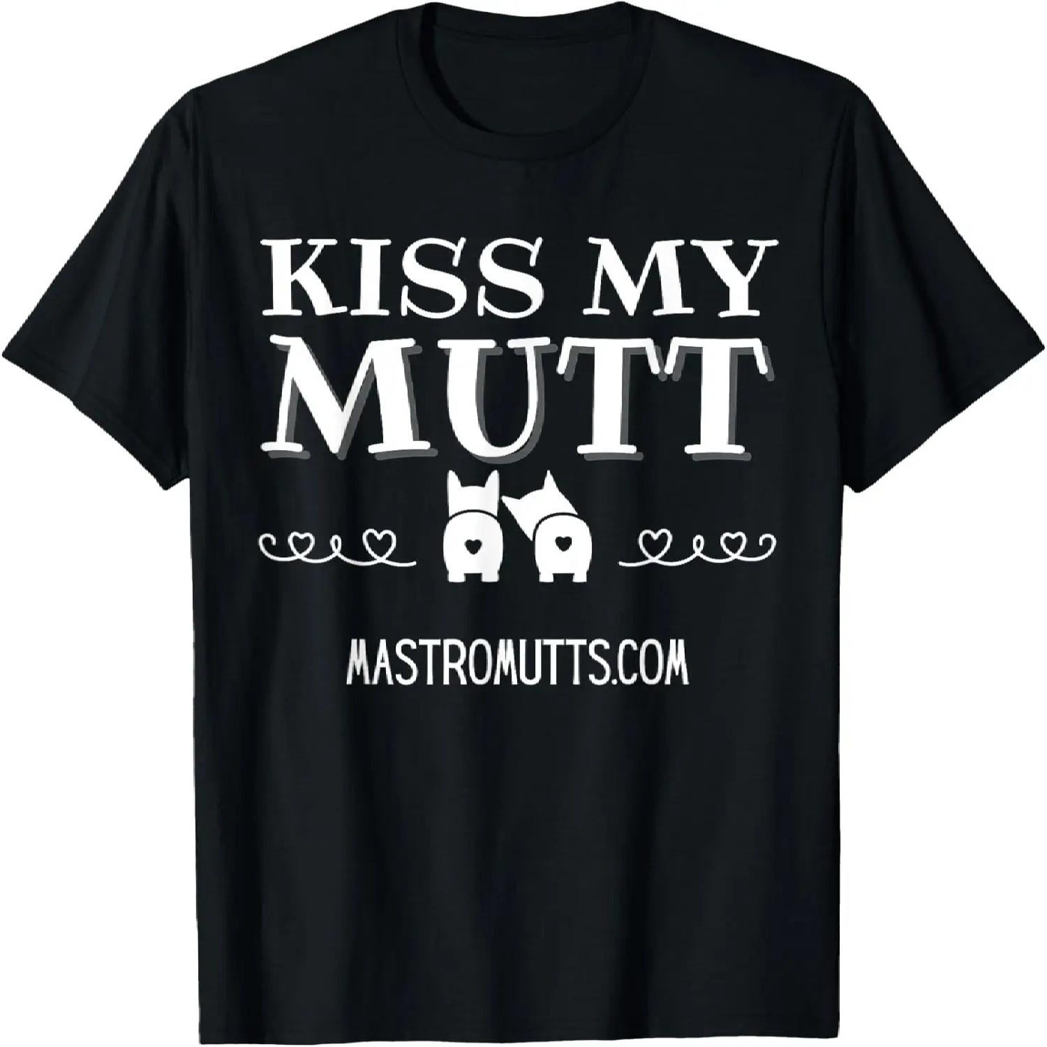 Mastro Mutts Kiss My Mutt T-Shirt S чёрный