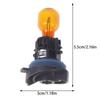 1Pcs Original Ph24Wy Halogen Lamp With Base For 3008 5008 C5 Drl Turn Signal Light Amber 12V