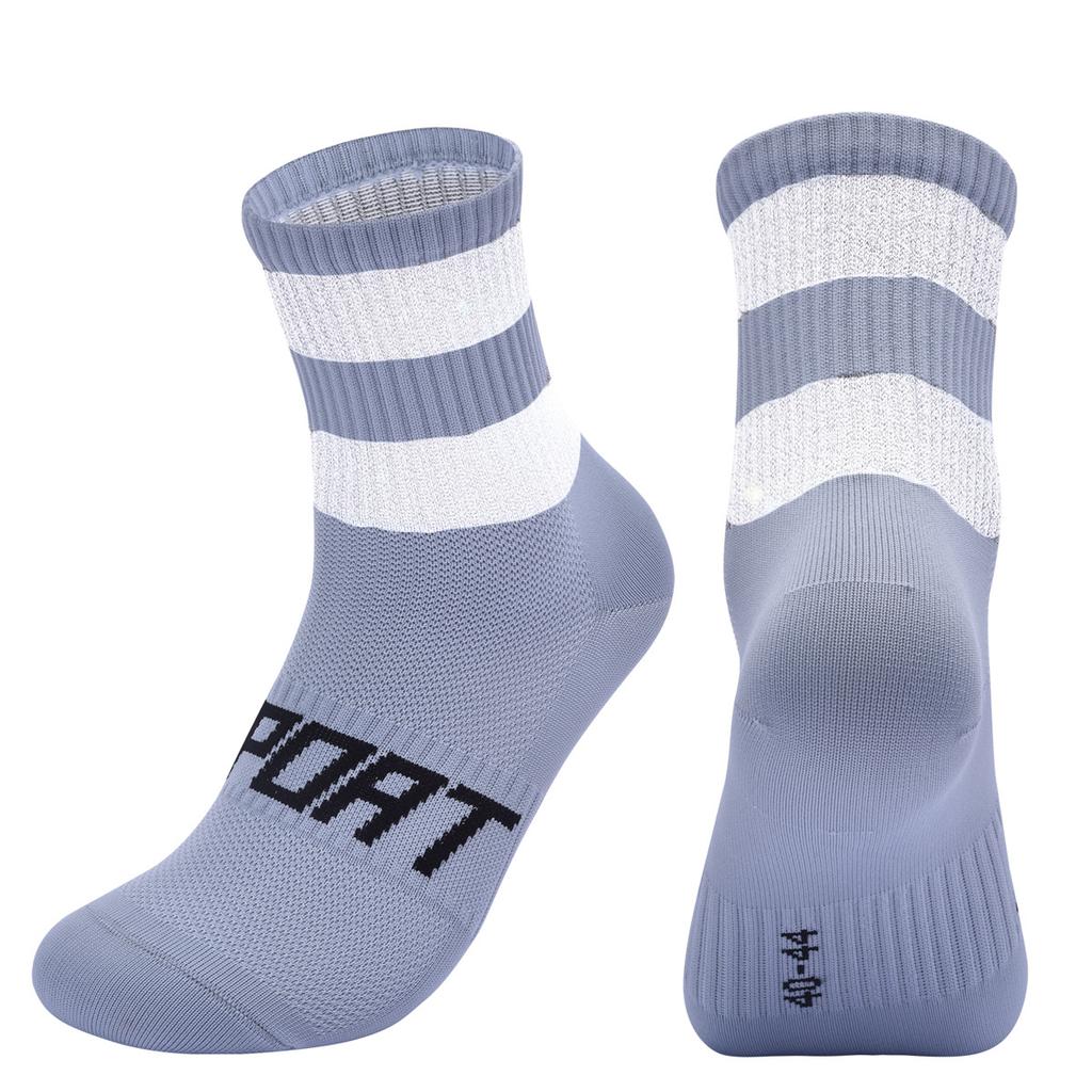 Men's and children's night riding reflective cycling socks breathable cycling socks running socks fitness socks