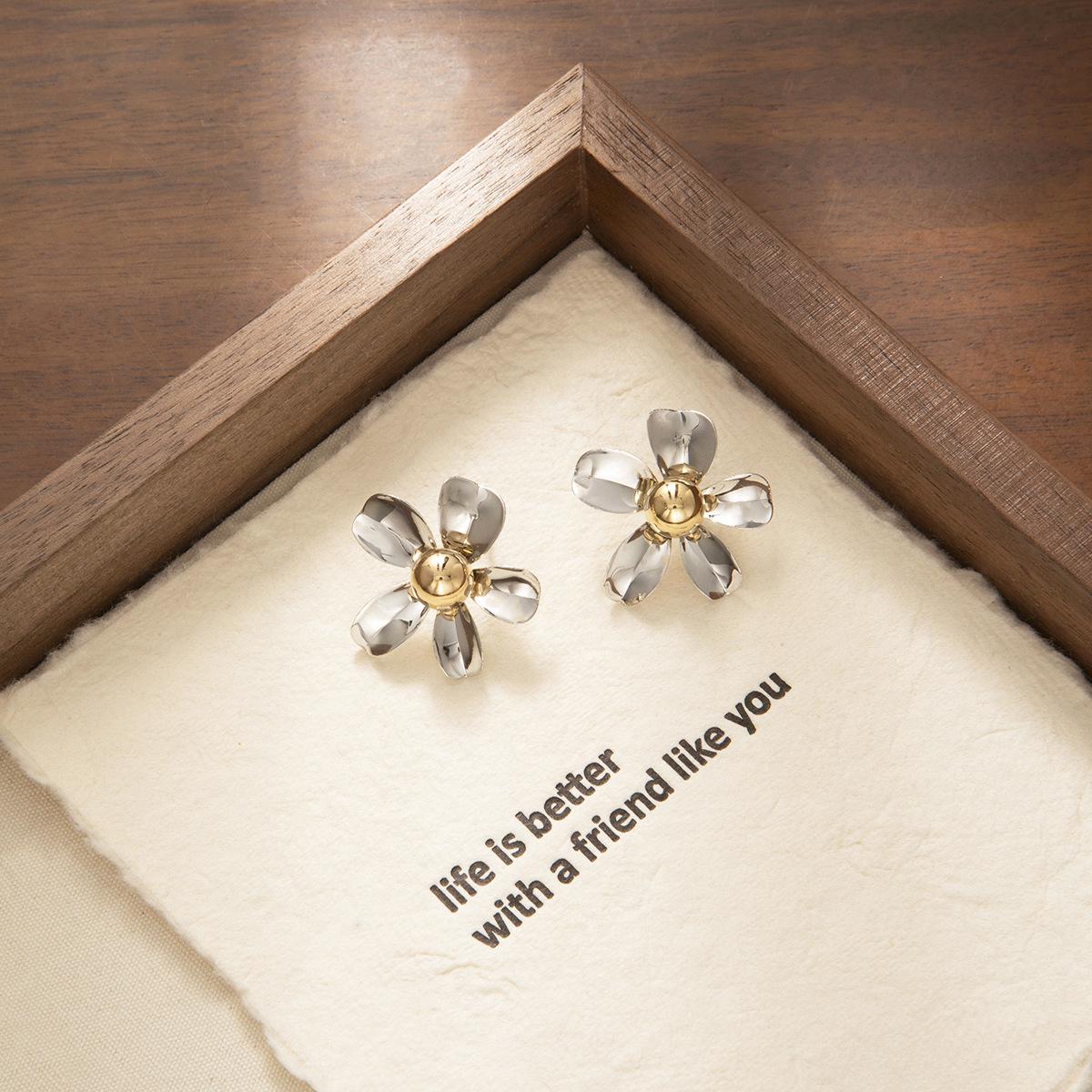 

Роскошные светочувствительные металлические серьги-цветы - Уникальные серьги-гвоздики в европейском и американском стиле