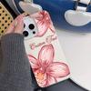 Pink Sweet Lily Pattern Phone Case For iPhone 17 Pro 16 15 14 Plus 13 12 11 Pro Max Pro 16E 17 Air Shockproof Soft Cover