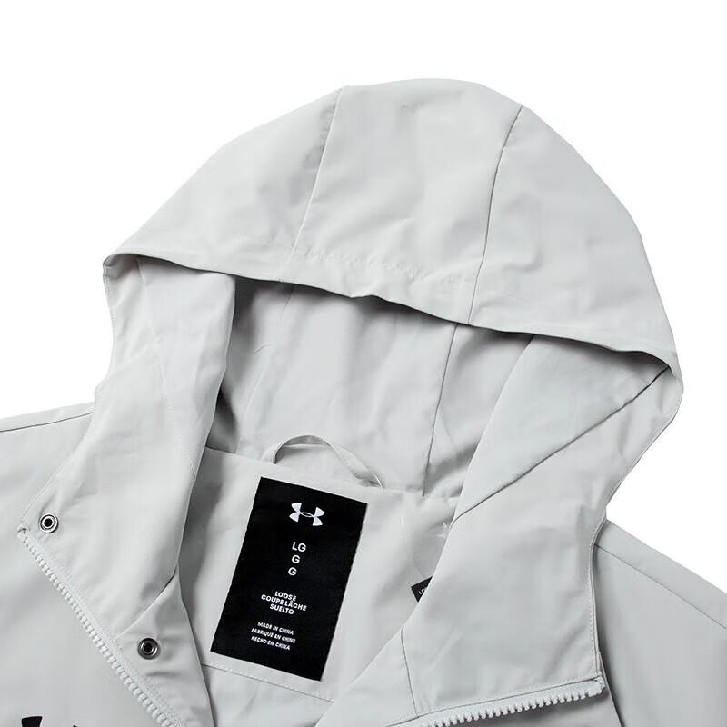 Under Armour Color Block Loose Fit Hoodie And Straight Leg Pants Casual Sports Set Men Sets 23600401-009+23600701-013