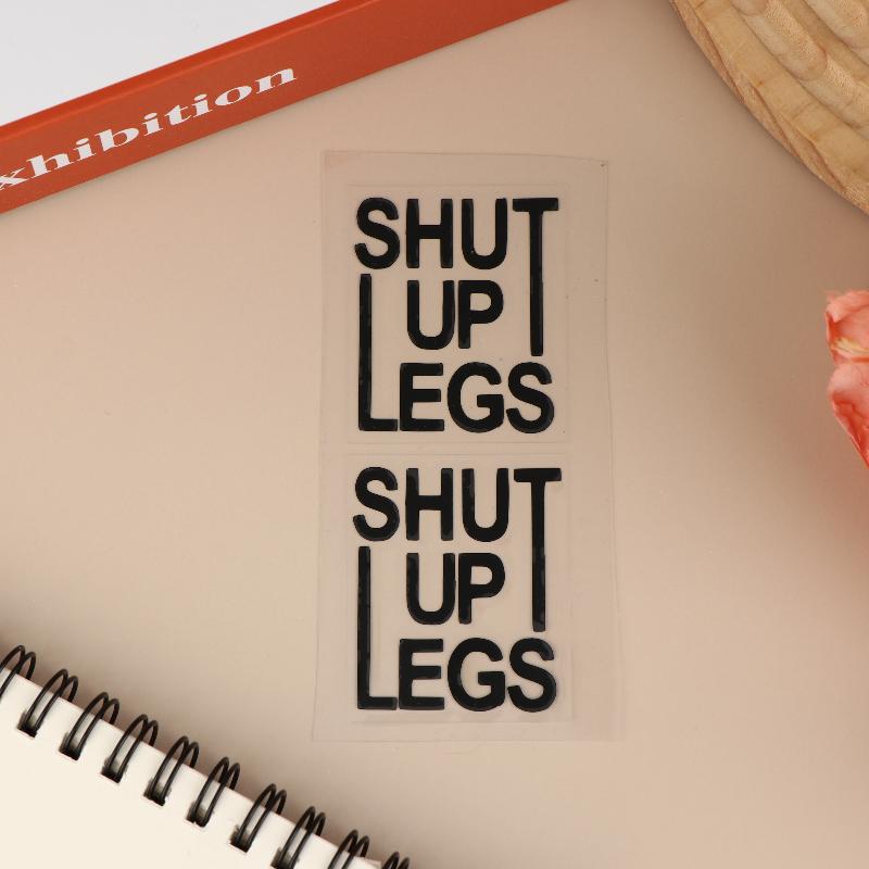 2Pcs Bicycle Frame Top Tube Stickers Shut Up Legs Bike Sticker Waterproof Vinyl Decal Decoration For Mtb Bike Accessories