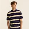 Munsingwear Men Stripe Short Sleeve Sweater Violet Mq321msw81