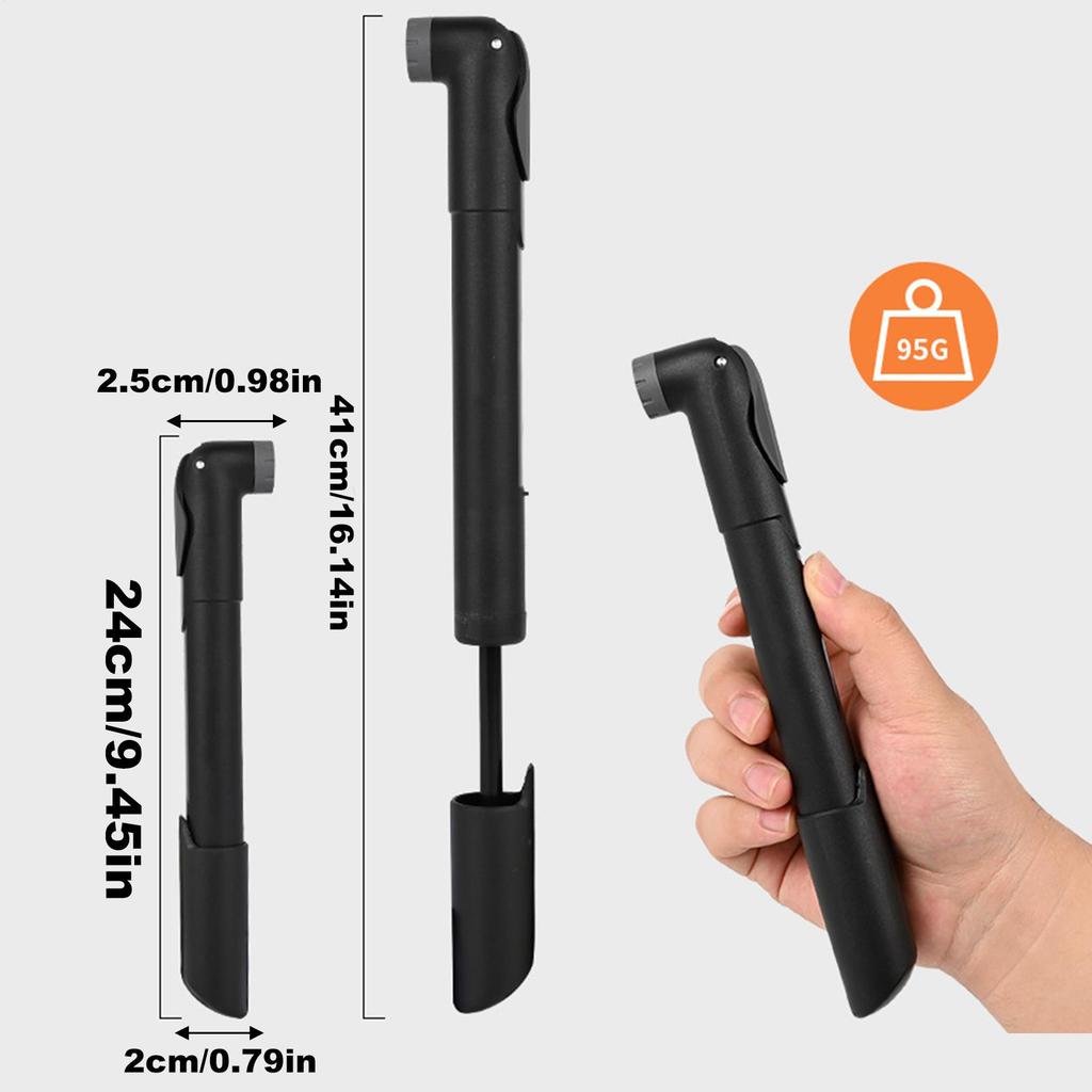 High Pressure Mini Portable Mountain Road Bicycle Ultra-light Tire Inflator Pump Cycling Accessories for Bicycles Scooter Repair