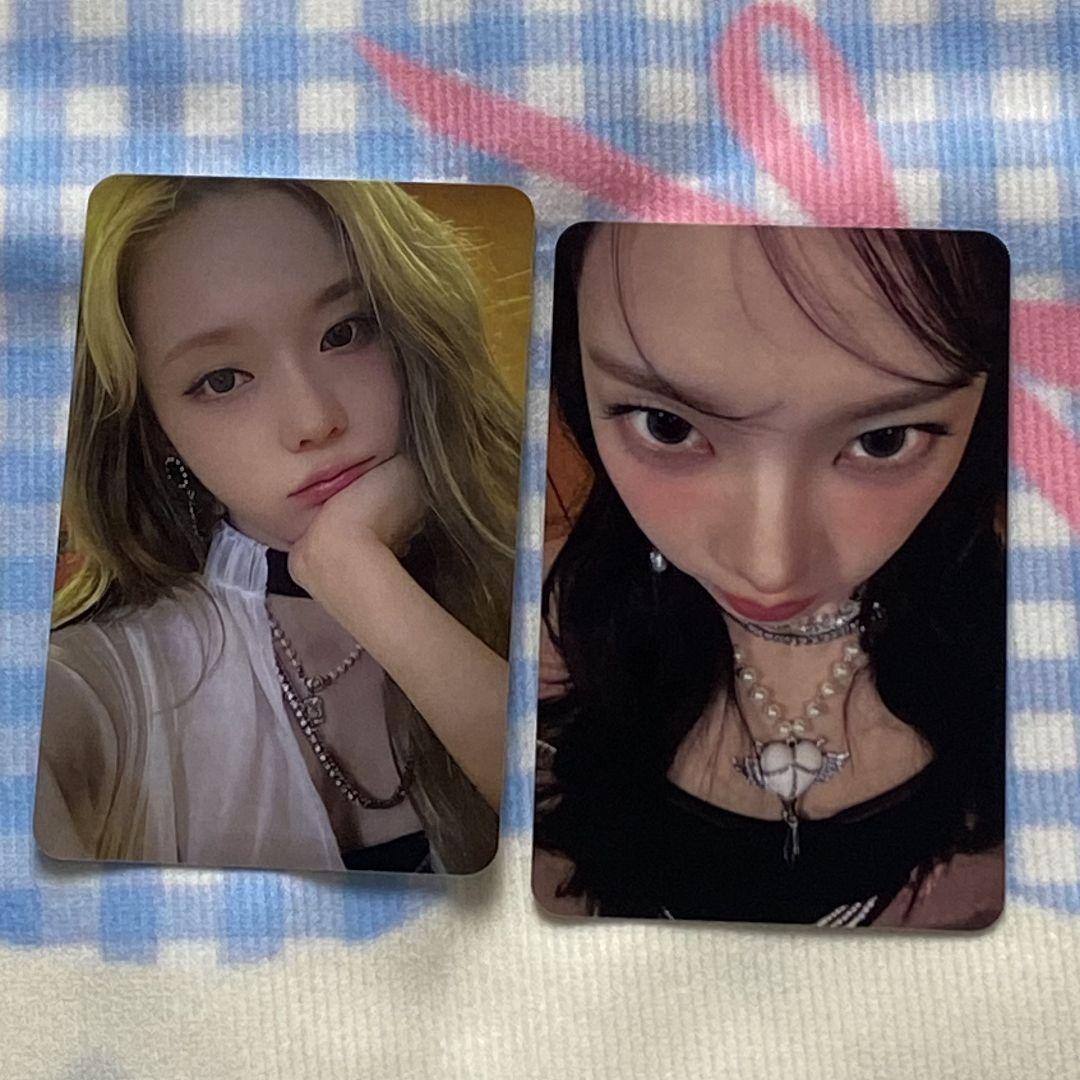 

[Б/У] aespa whiplash Шанхайский поп-ап китайские специальные бонусные торговые карты (2)