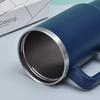 40oz Becher Vakuumisoliert Thermoskanne Kundenspezifischer Reisebecher Edelstahl Wasserflasche Kaffeetassen mit Henkel Outdoor Trinkgeschirr
