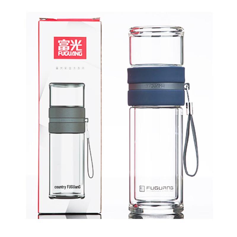 FUGUANG Zijin Tea Master Double-Layer Glass Cup