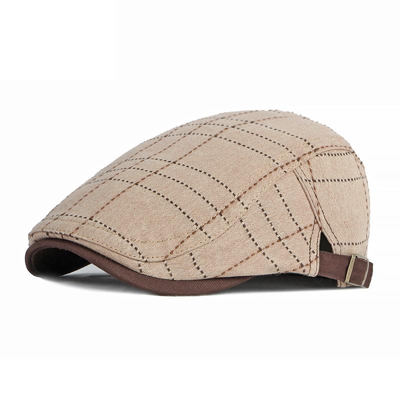 Britské retro barety pro muže Newsboy kšiltovky jaro podzim pléd baret Gatsby Painters Klobouky Driver Ivy Hat Gorro Hombre Boina