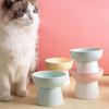 High Foot Cat Elevated Bowl 300ml Pet Feeding Dishes Pottery Bowl Dog Food Water Feeders  for Puppy