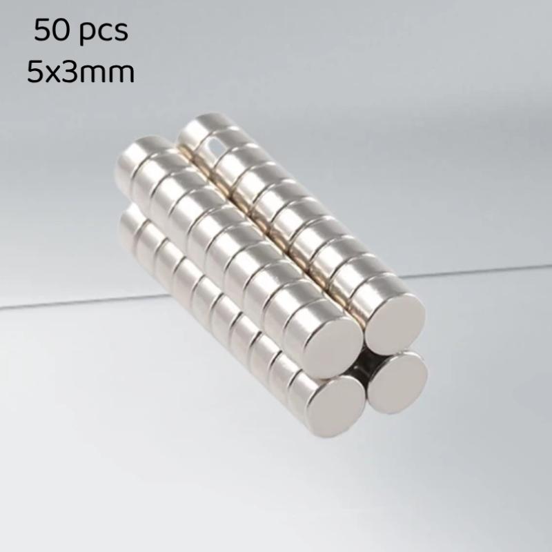 50Pcs 3X2Mm 4X2Mm 5X2Mm 6X2Mm 8X2Mm 10X2Mm 5X3Mm 6X3Mm 8X3Mm 10X3Mm Mini Magnets For 3D Printing Refrigerator Office Diy Crafts