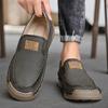 38-46 Men's Handmade Leather Shoes Casual Loafers Slip On Leather Flats Outdoor Walking Shoes