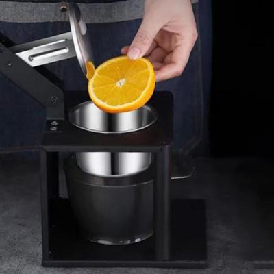 Portable Stainless Steel Manual Juice Extractor Thickened Hand Press Manual Juicer with Rod Heavy Duty Fruit Juicer Restaurant