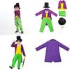 Charlie und die Schokoladenfabrik Halloween Willy Wonka Oompa Cosplay Kostüm Bühnenoutfit