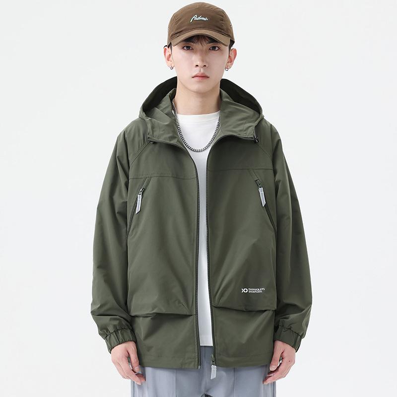 Черная куртка мужская свободная большого размера американская ретро-куртка — фото 4