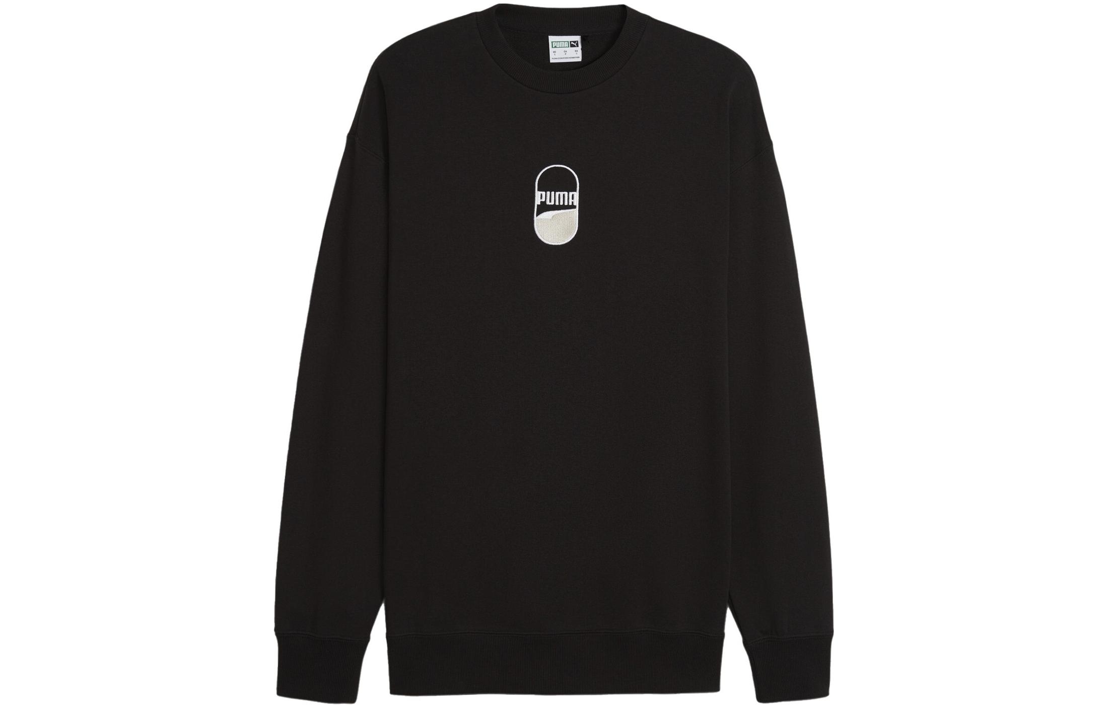 PUMA Downtown 180 Sweatshirt Unisex Black 626026-01 L