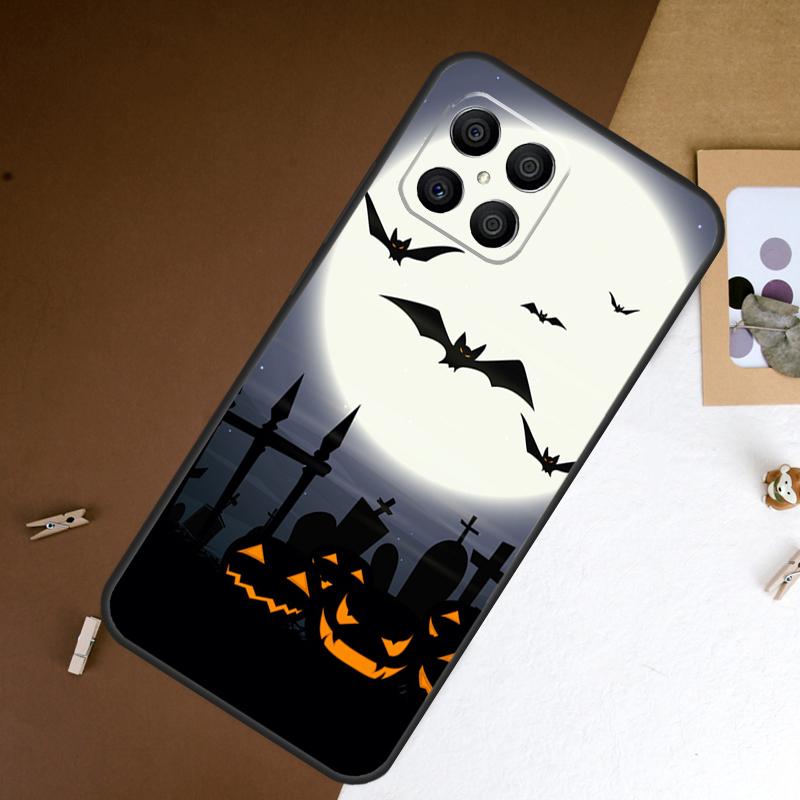 Gothic Horror Bats Full Moon Case For Honor 200 Pro 400 50 70 90 X9a X9b X9c X9d X8b X8c Win Magic 7 Lite 5 6 8 Pro Cover