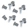 24Pcs Hardware Screw Set Stainless Steel NAB Hub Take Up Reel Screw Set Universal for 10.5inch 1/4inch Reel Tape