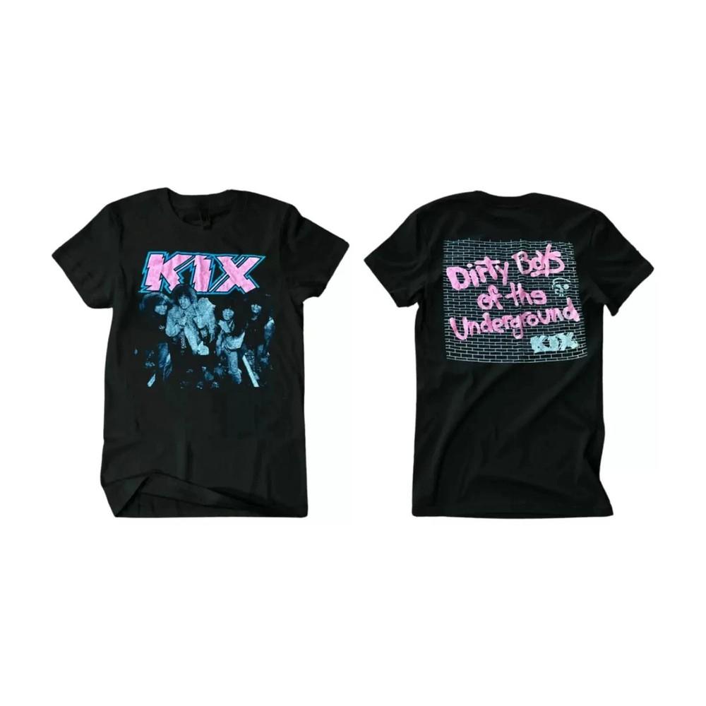 

2 Sides Kix Rock Band Black T Shirt Gift For Fans S5XL IA746 Unisex T-Shirt S