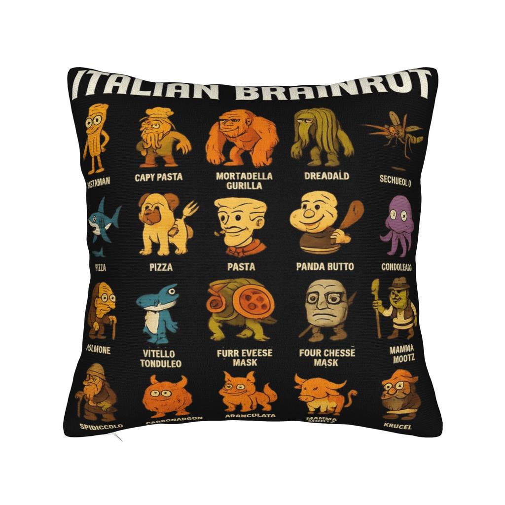 Pillow Cover 67 Brainrot Italian Meme Funny 67 (3) Novelty Pillow Case For Living Room Chair Pillowcases