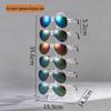 Multi-Layer Sunglasses Display Rack for Supermarkets