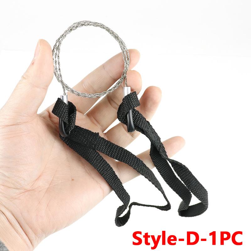Portable Stainless Steel Wire Saw Portable PVC Pipe Cable Saw Portable Manual Chain Saw Suitable for Hiking Camping Hunting