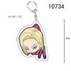 Dragon Ball Goku Acrylic Keychain - Double-Sided Cartoon Pendant Gift
