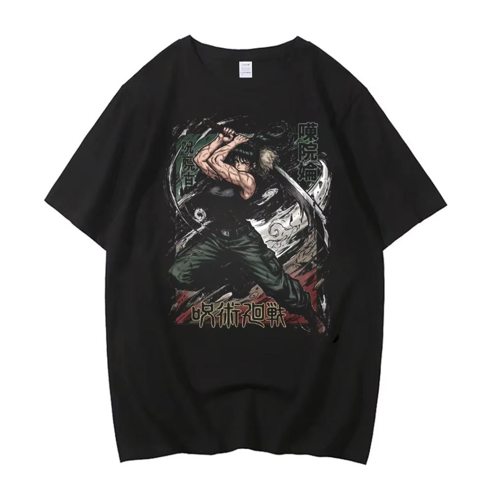 2026 Jujutsu Kaisen Summer T Shirt Anime Zenin Maki Printing Cotton Tshirt Unisex and Women Harajuku Fashion Loose